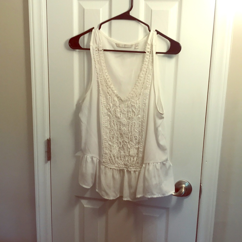 Chiffon peplum top